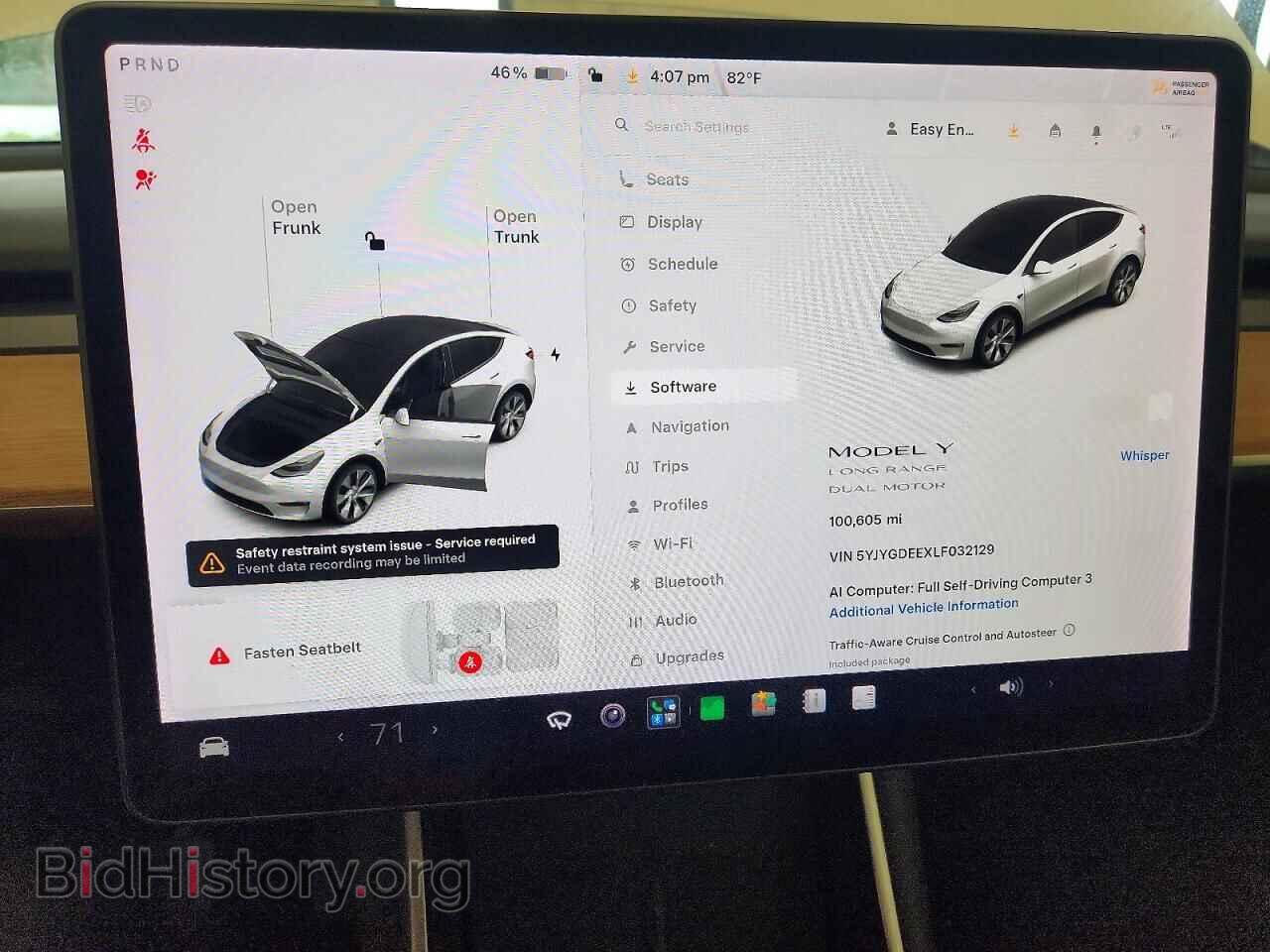 2020 TESLA MODEL Y - VIN: 5YJYGDEEXLF032129 - Фото 9