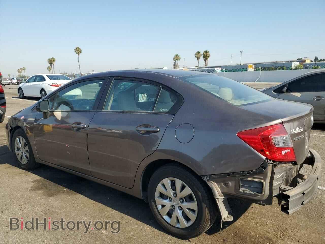 2012 HONDA CIVIC - VIN: 2HGFB2F51CH582923 - Фото 2