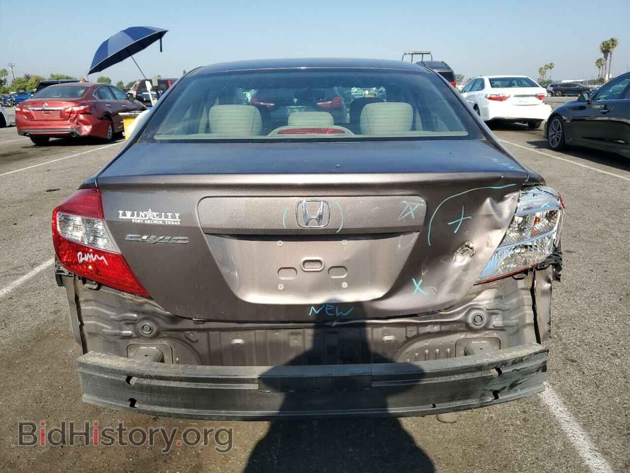 2012 HONDA CIVIC - VIN: 2HGFB2F51CH582923 - Фото 6