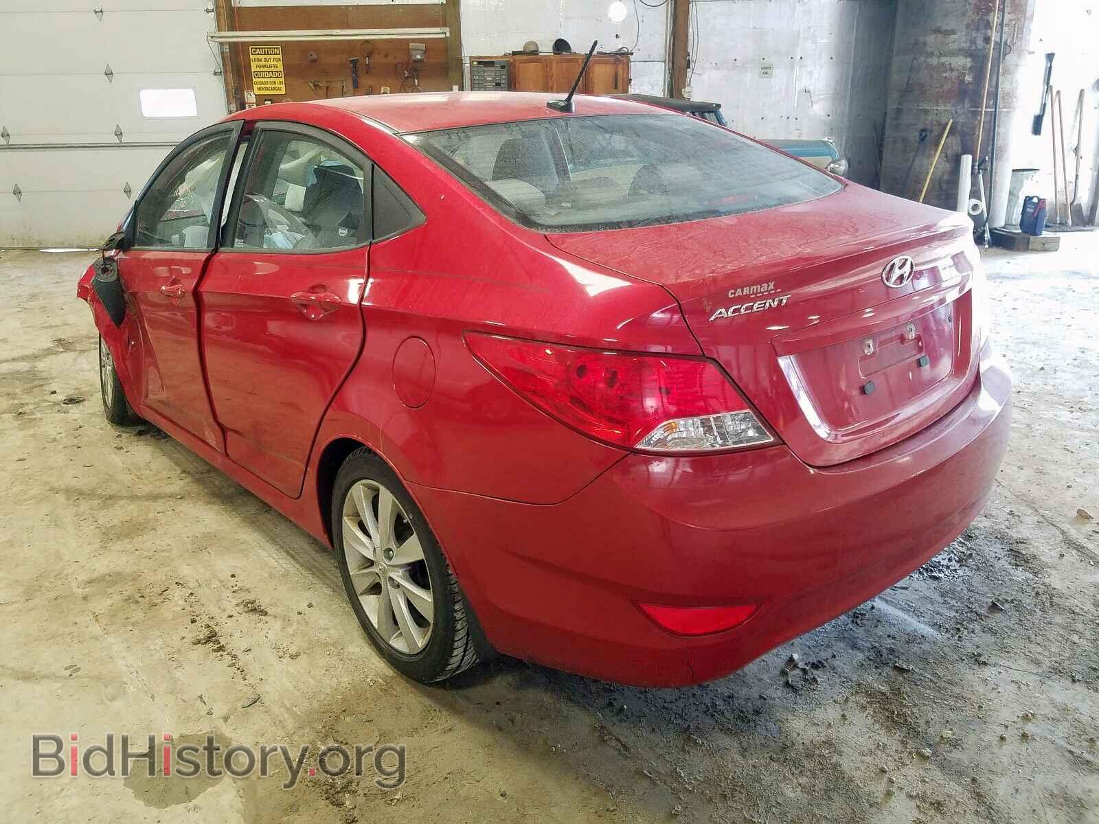 2012 HYUNDAI ACCENT - VIN: KMHCU4AE0CU185694 - Фото 3