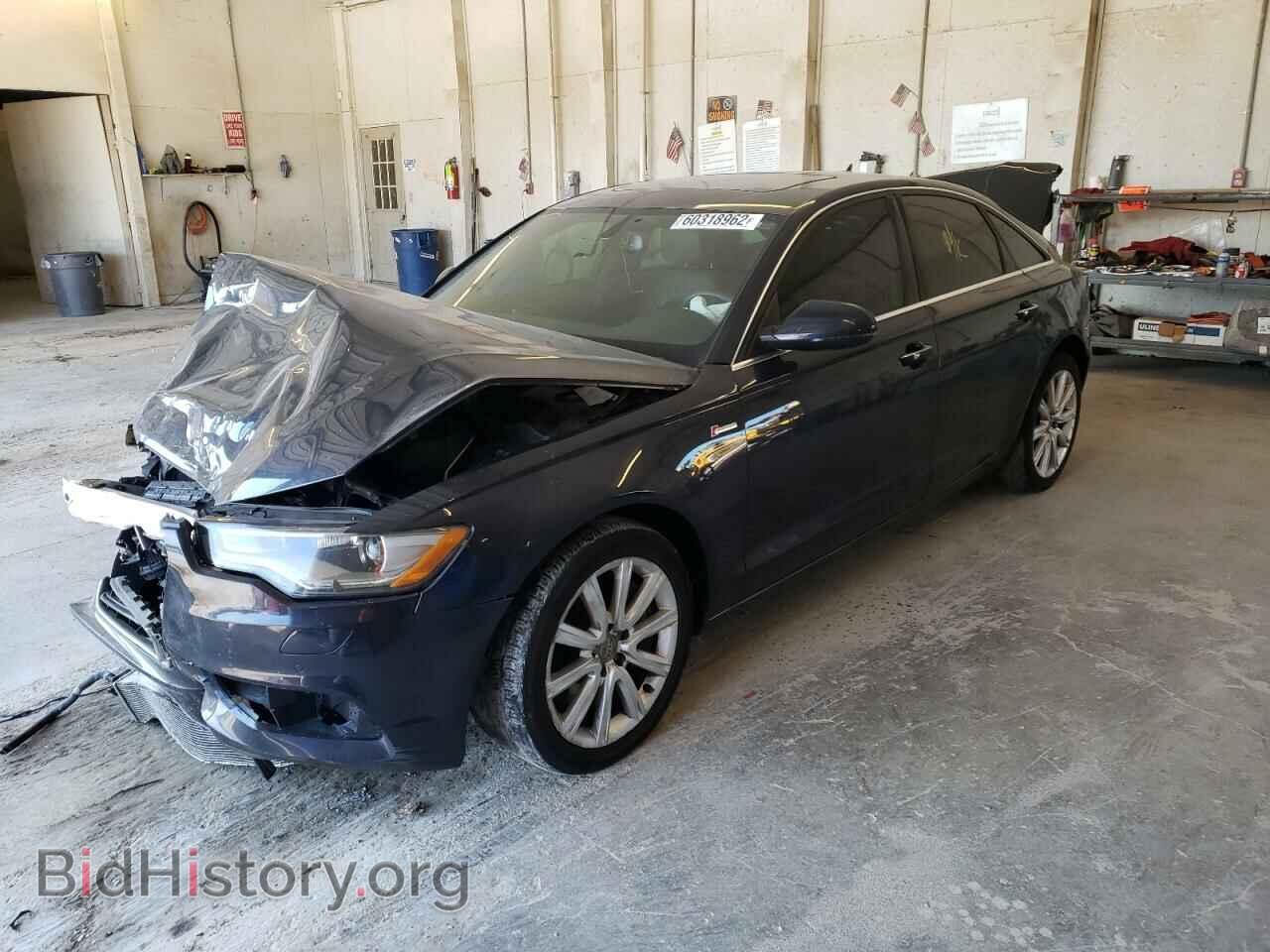 2013 AUDI A6 - VIN: WAUGGAFC7DN012539 - Фото 2
