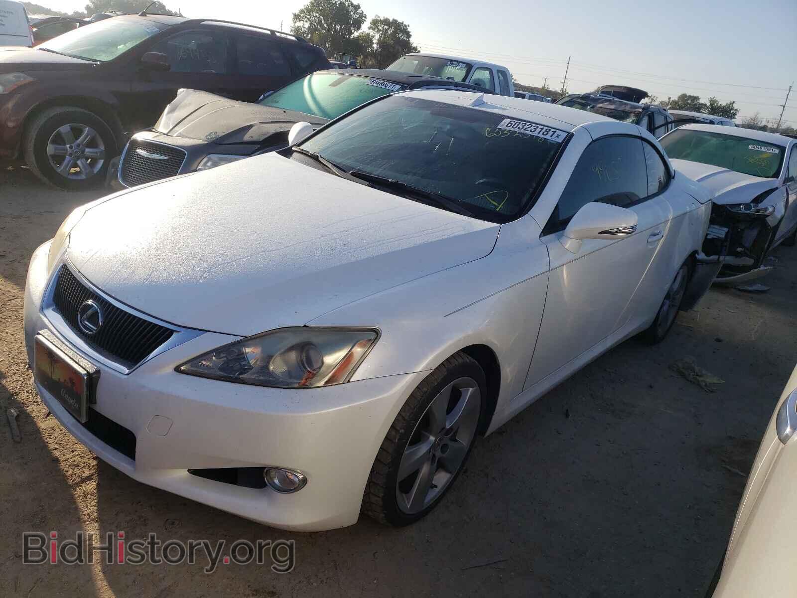 2010 LEXUS IS - VIN: JTHFE2C26A2504545 - Фото 2