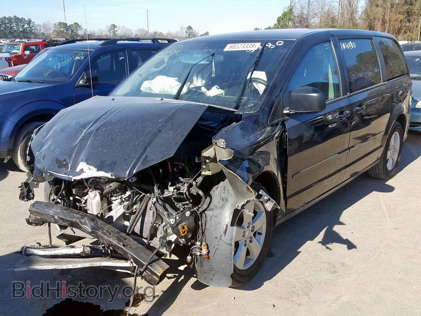2013 DODGE CARAVAN - VIN: 2C4RDGBG0DR746880 - Фото 2