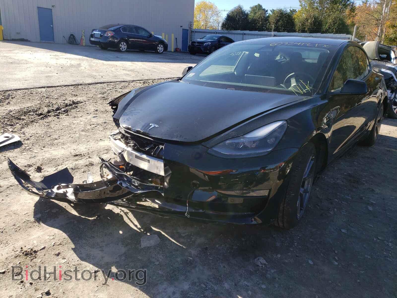 2021 TESLA MODEL 3 - VIN: 5YJ3E1EB9MF924040 - Фото 2