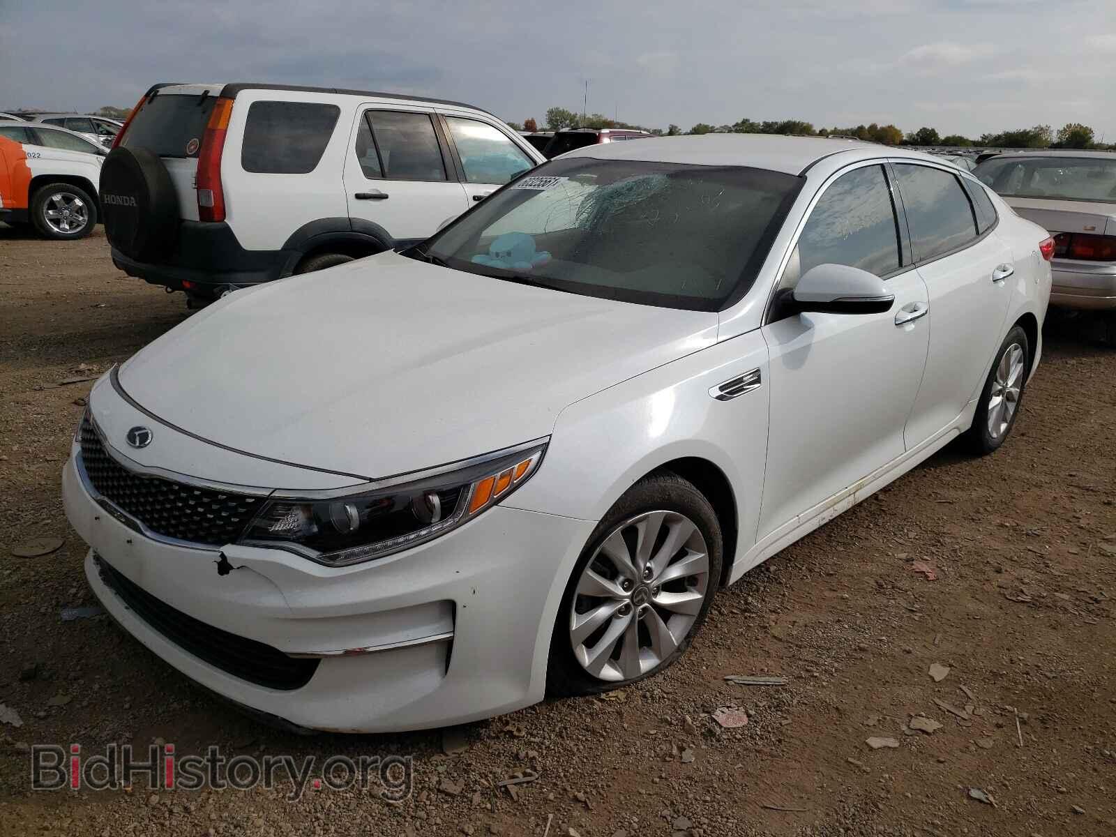 2016 KIA OPTIMA - VIN: 5XXGU4L32GG043554 - Фото 2
