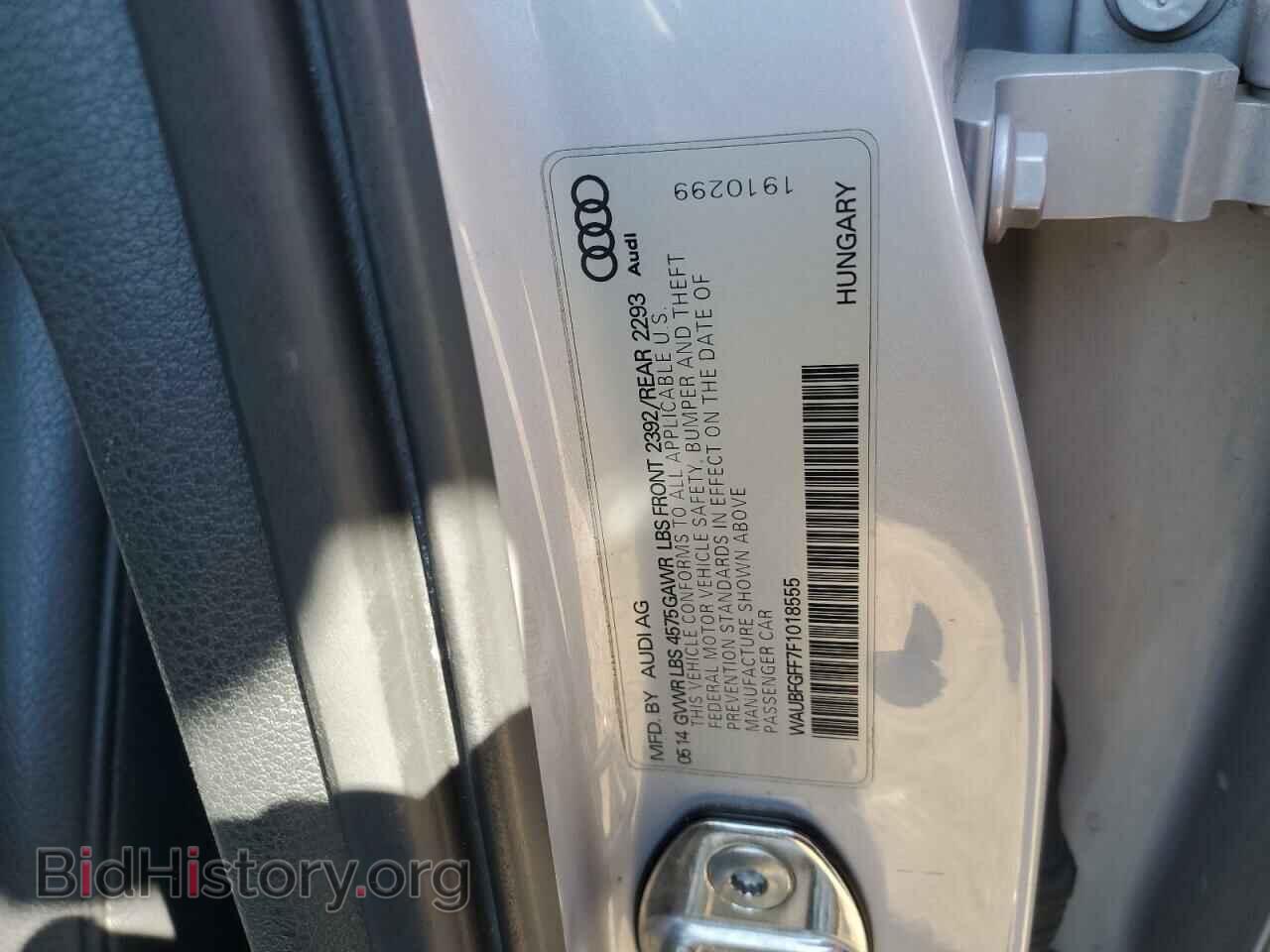 2015 AUDI A3 - VIN: WAUBFGFF7F1018555 - Фото 12