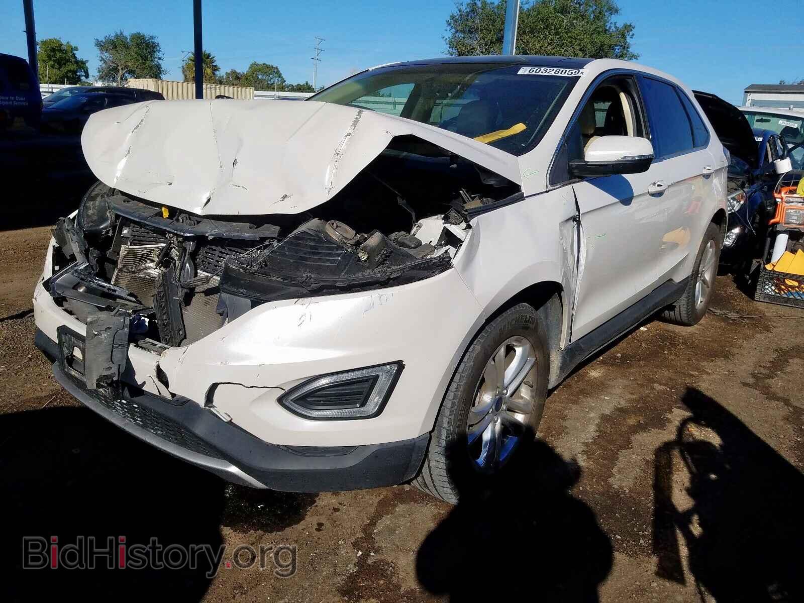 2016 FORD EDGE - VIN: 2FMPK3J88GBC31490 - Фото 2