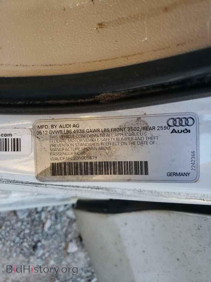 2013 AUDI A6 - VIN: WAUDFAFC2DN005679 - Фото 10