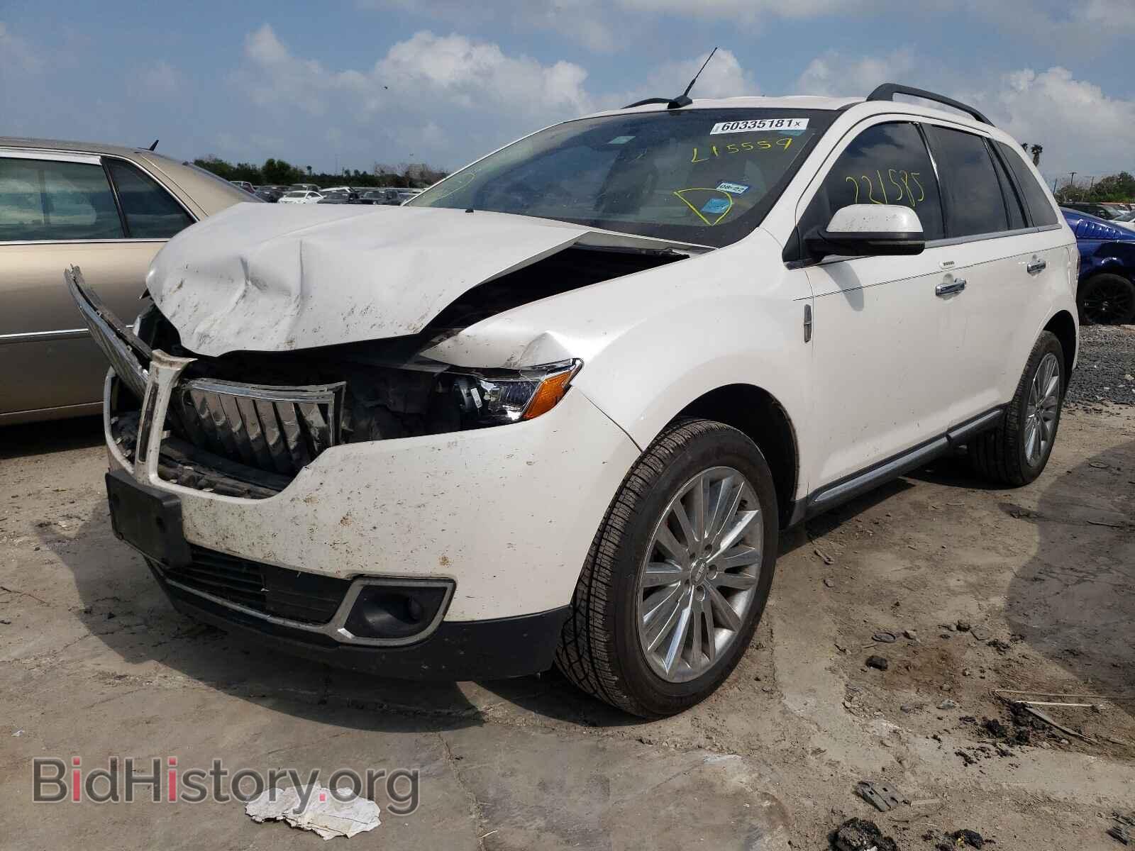 2013 LINCOLN MKX - VIN: 2LMDJ6JK7DBL15559 - Фото 2