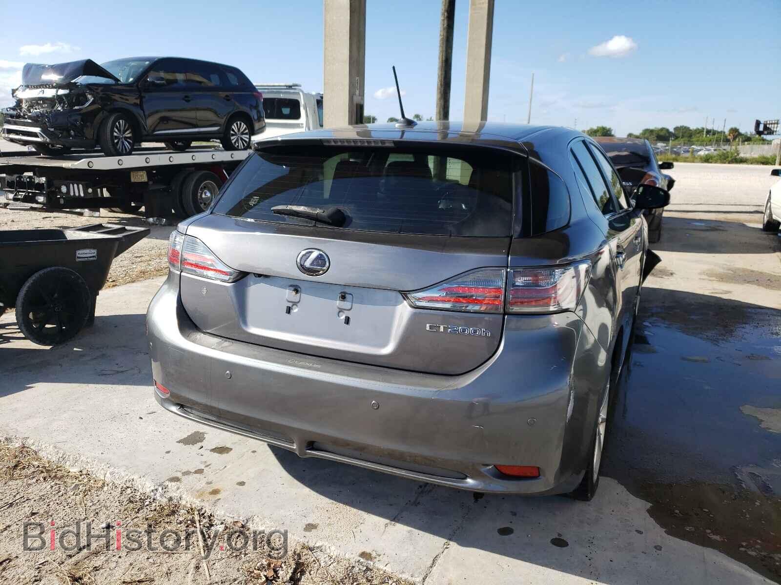 2013 LEXUS CT 200 - VIN: JTHKD5BH3D2129517 - Фото 4