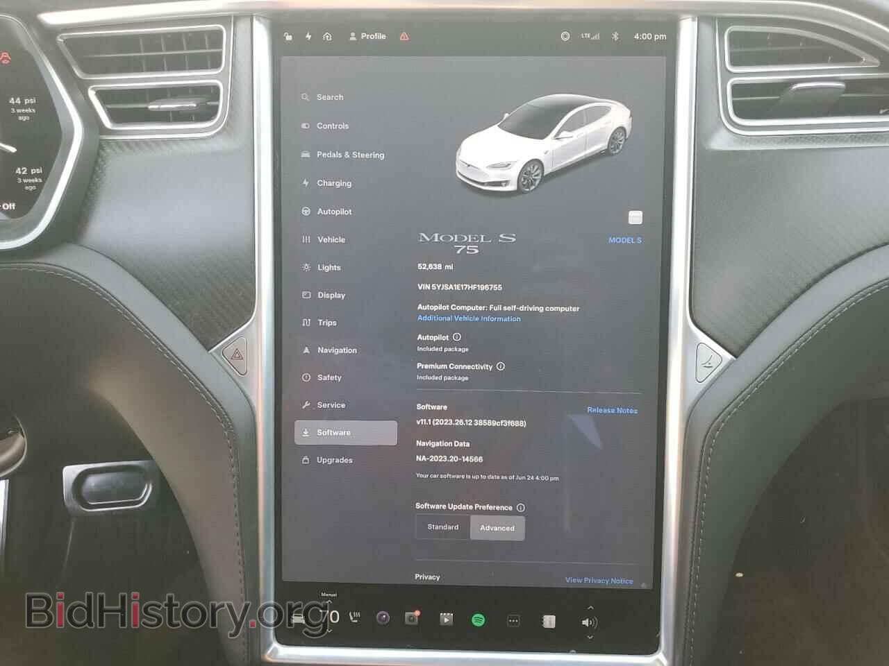 2017 TESLA MODEL S - VIN: 5YJSA1E17HF196755 - Photo 9