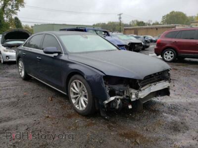 2012 Audi A8 A8 L Quatt, синий — VIN WAURVAFD7CN007251, Copart