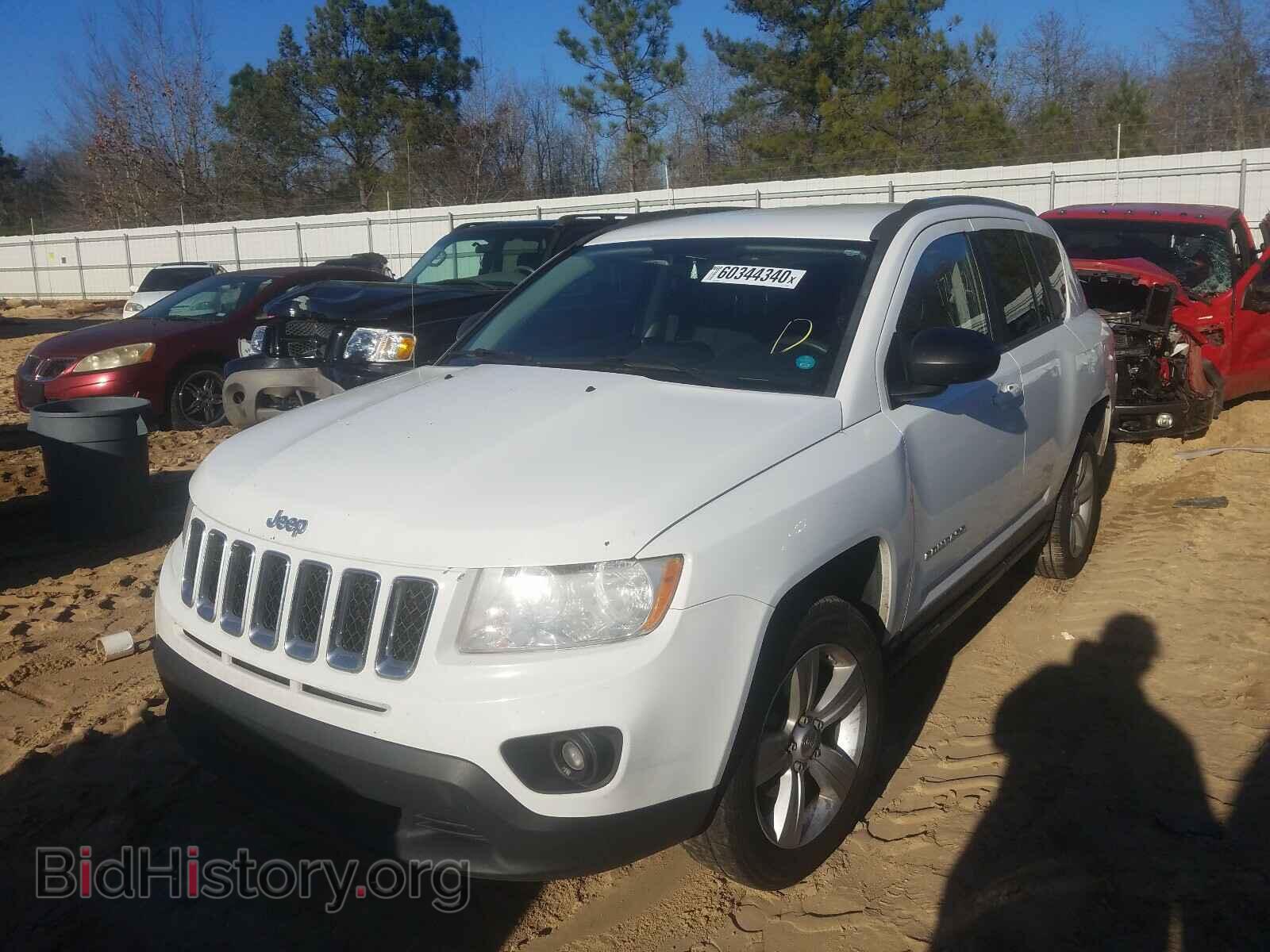 2012 JEEP COMPASS - VIN: 1C4NJDBB1CD649926 - Фото 2