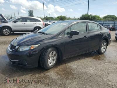 2015 Honda CIVIC LX, черный — VIN 19XFB2F5XFE113473, Copart