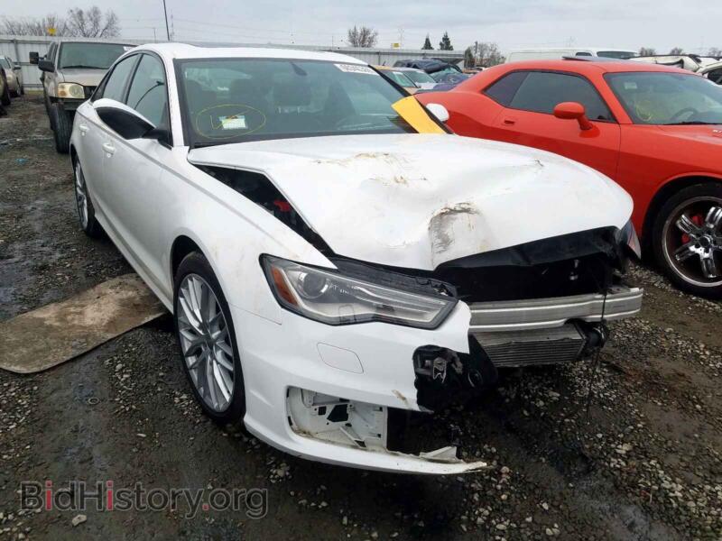 2016 Audi A6 A6 Premium (VIN WAUCFAFC5GN017423) — фото 1 из 10, Copart, повреждение: передняя часть