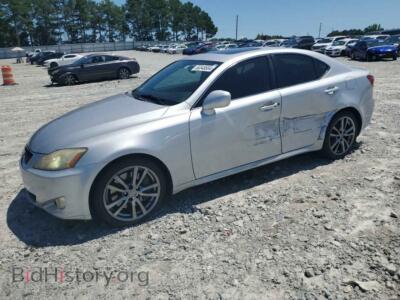 2008 Lexus IS 350, серебристый — VIN JTHBE262582016255, Copart