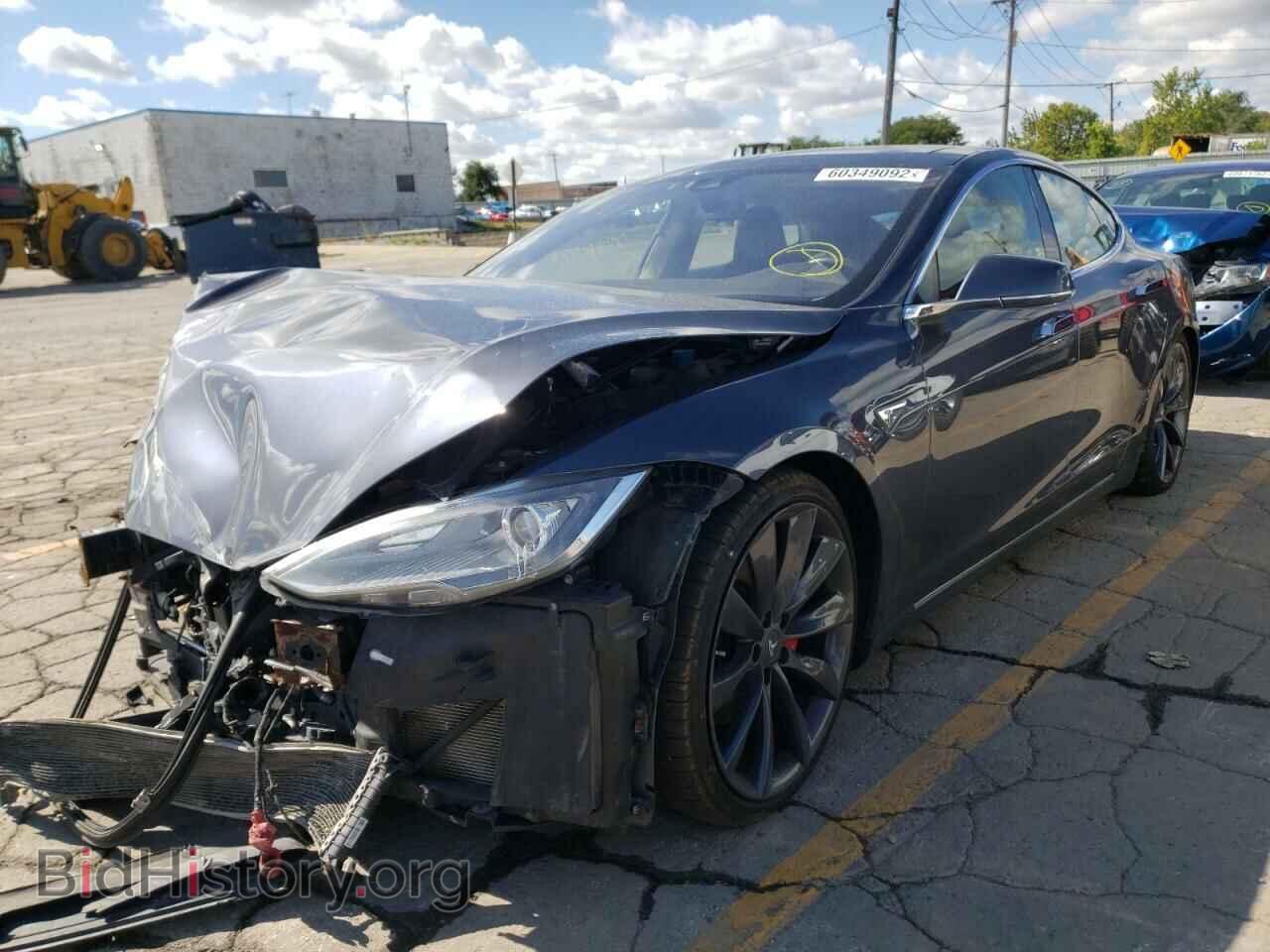 2014 TESLA MODEL S - VIN: 5YJSA1H25EFP68373 - Фото 2