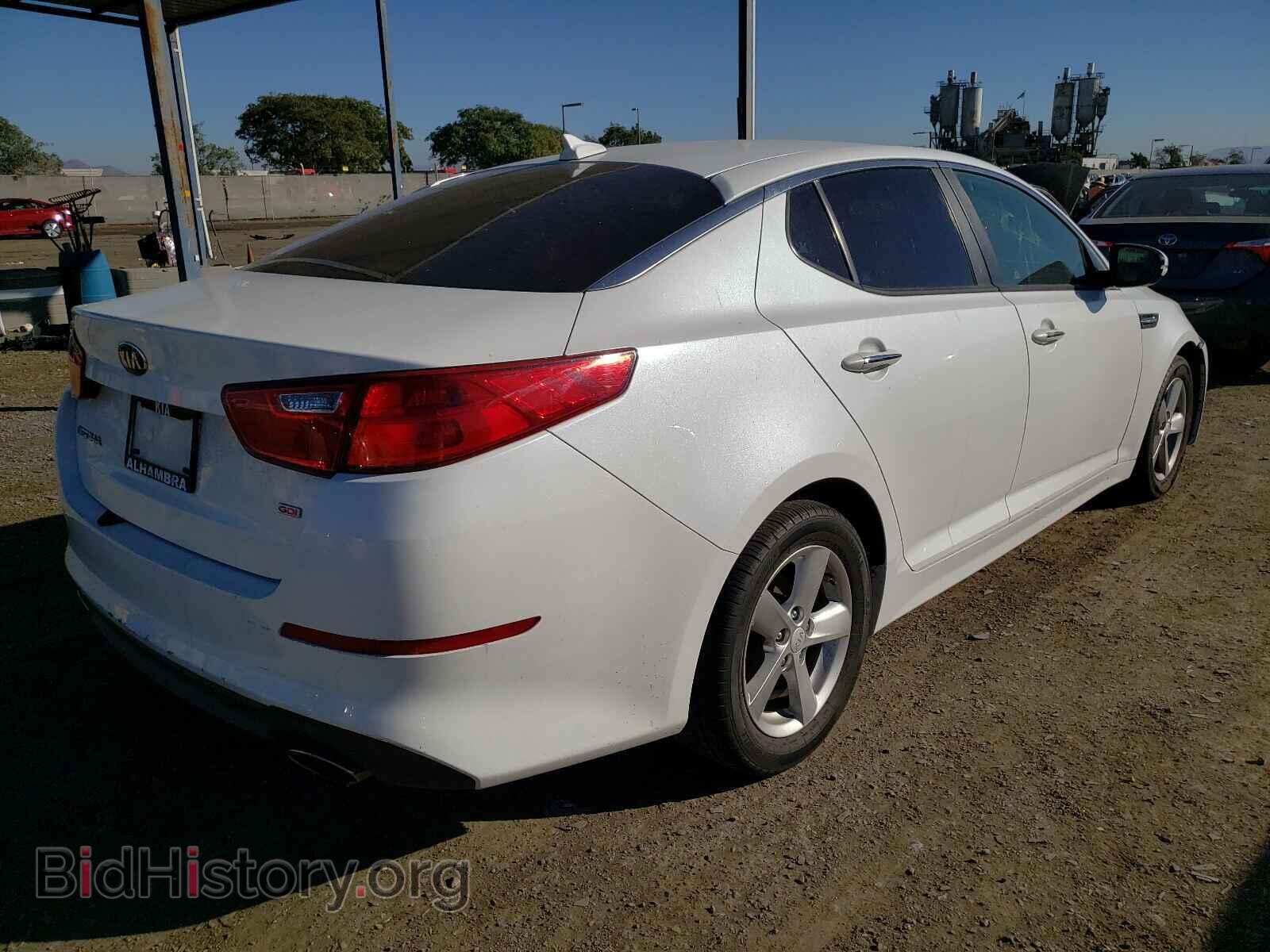 2015 KIA OPTIMA - VIN: KNAGM4A74F5665059 - Photo 4