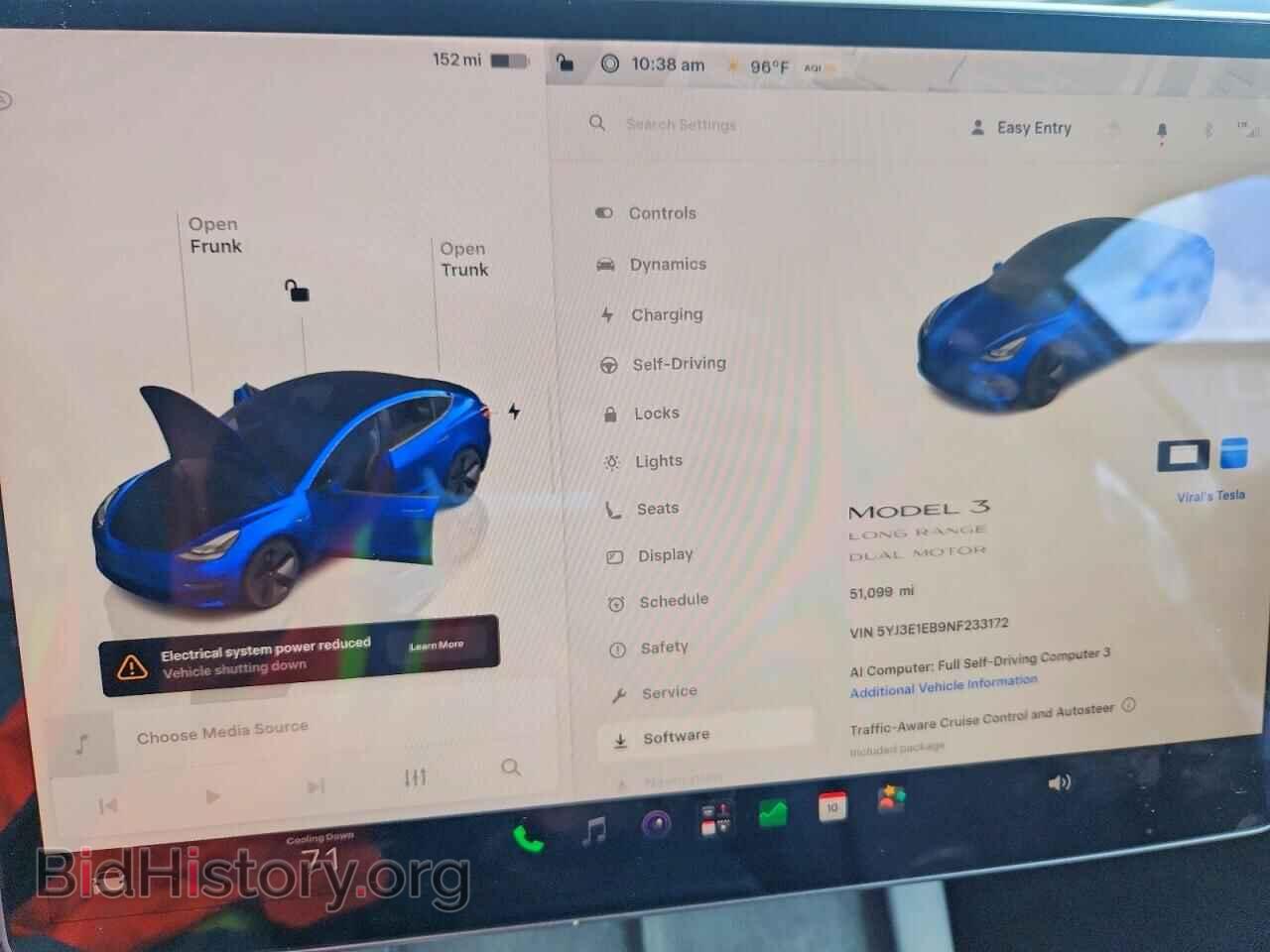 2022 TESLA MODEL 3 - VIN: 5YJ3E1EB9NF233172 - Photo 9