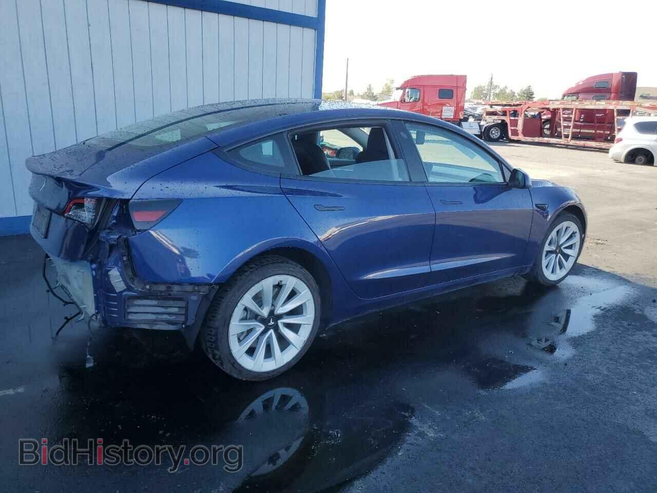 2022 TESLA MODEL 3 - VIN: 5YJ3E1EA1NF370467 - Фото 3