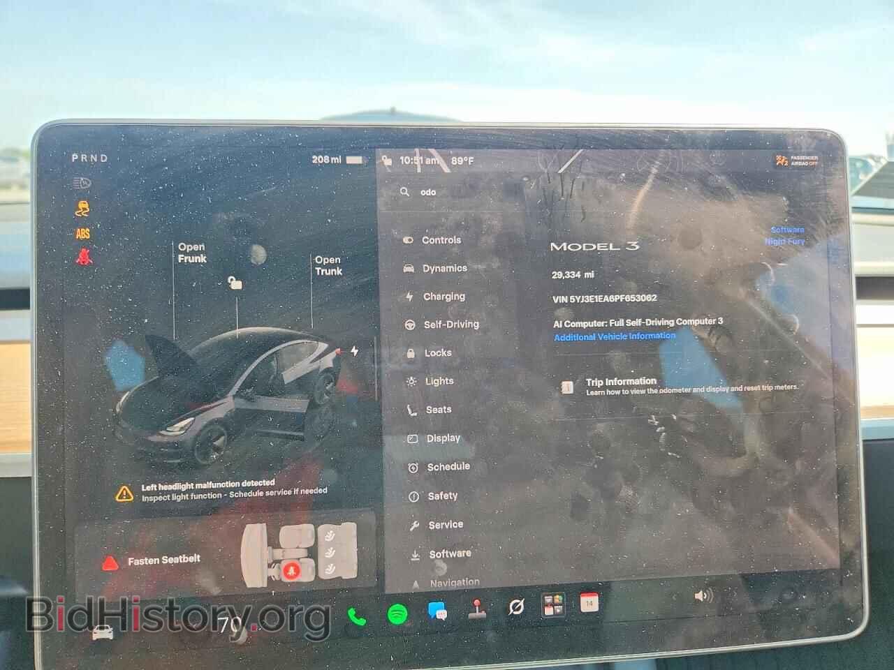 2023 TESLA MODEL 3 - VIN: 5YJ3E1EA6PF653062 - Photo 9