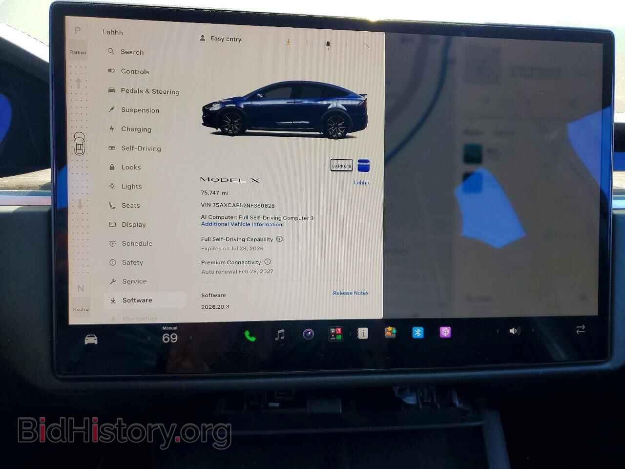 2022 TESLA MODEL X - VIN: 7SAXCAE52NF350628 - Photo 9
