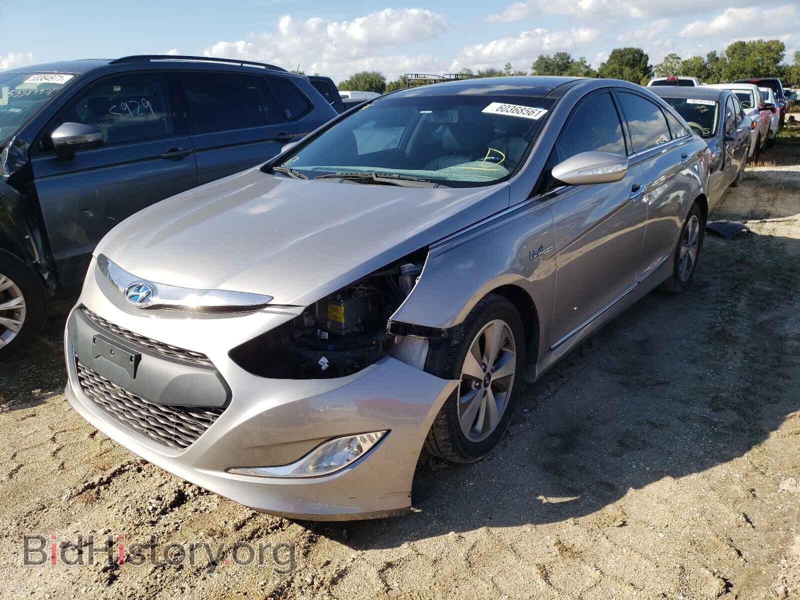 2012 HYUNDAI SONATA - VIN: KMHEC4A44CA041392 - Фото 2