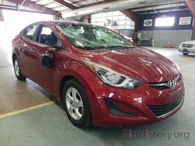 Photo 5NPDH4AE1EH536025 - HYUNDAI ELANTRA 2014