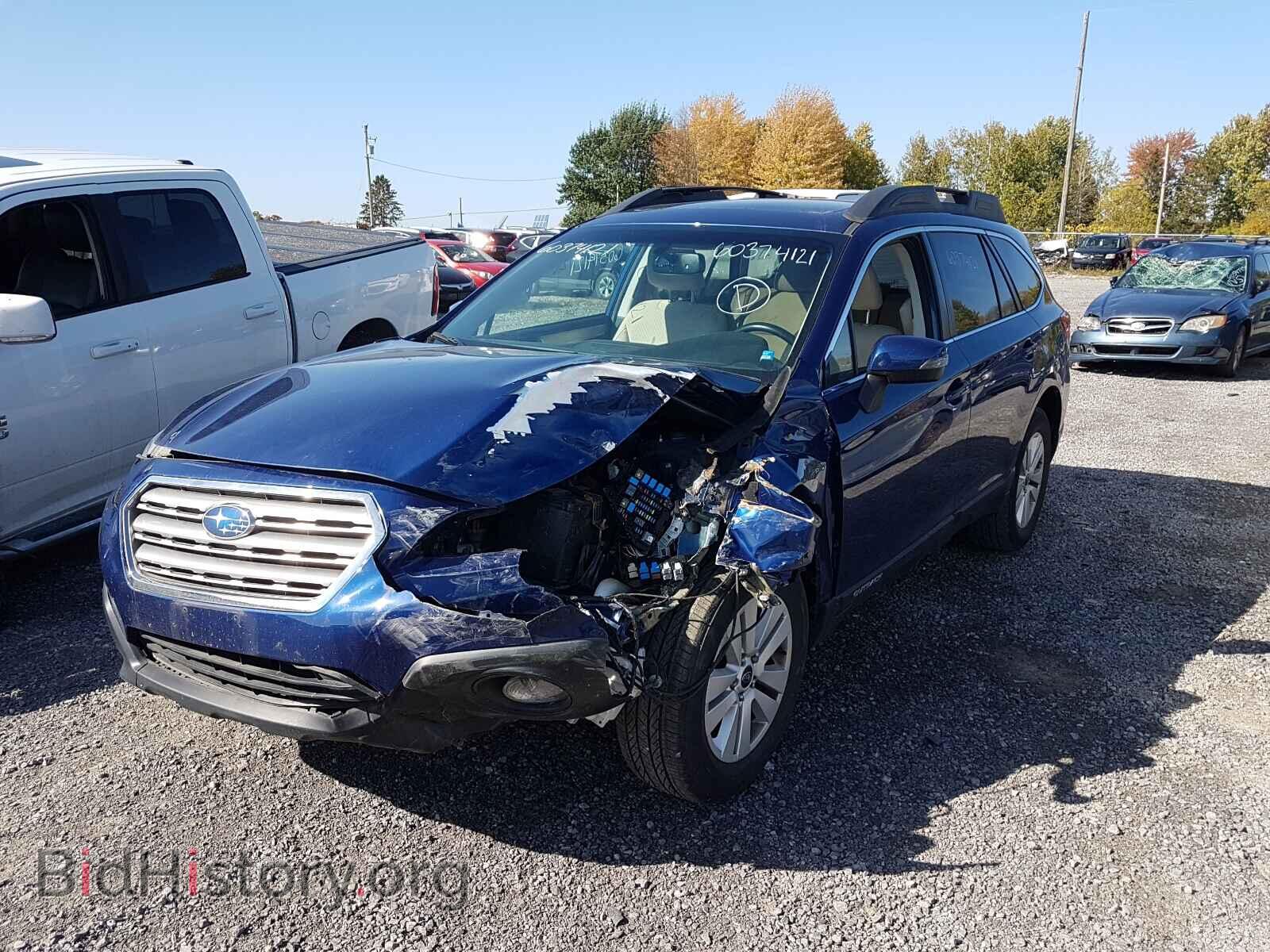 2016 SUBARU OUTBACK - VIN: 4S4BSCDC6G3329668 - Фото 2