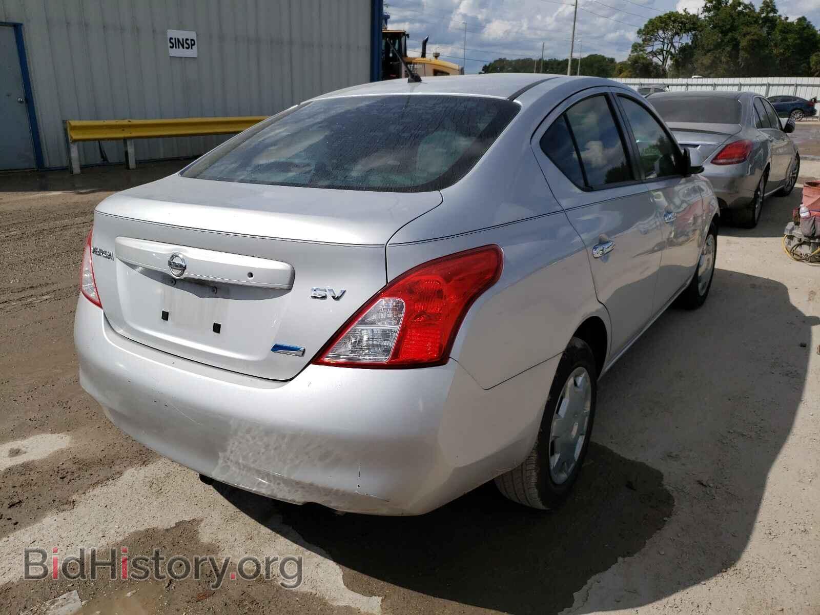 2012 NISSAN VERSA - VIN: 3N1CN7AP7CL812554 - Фото 4