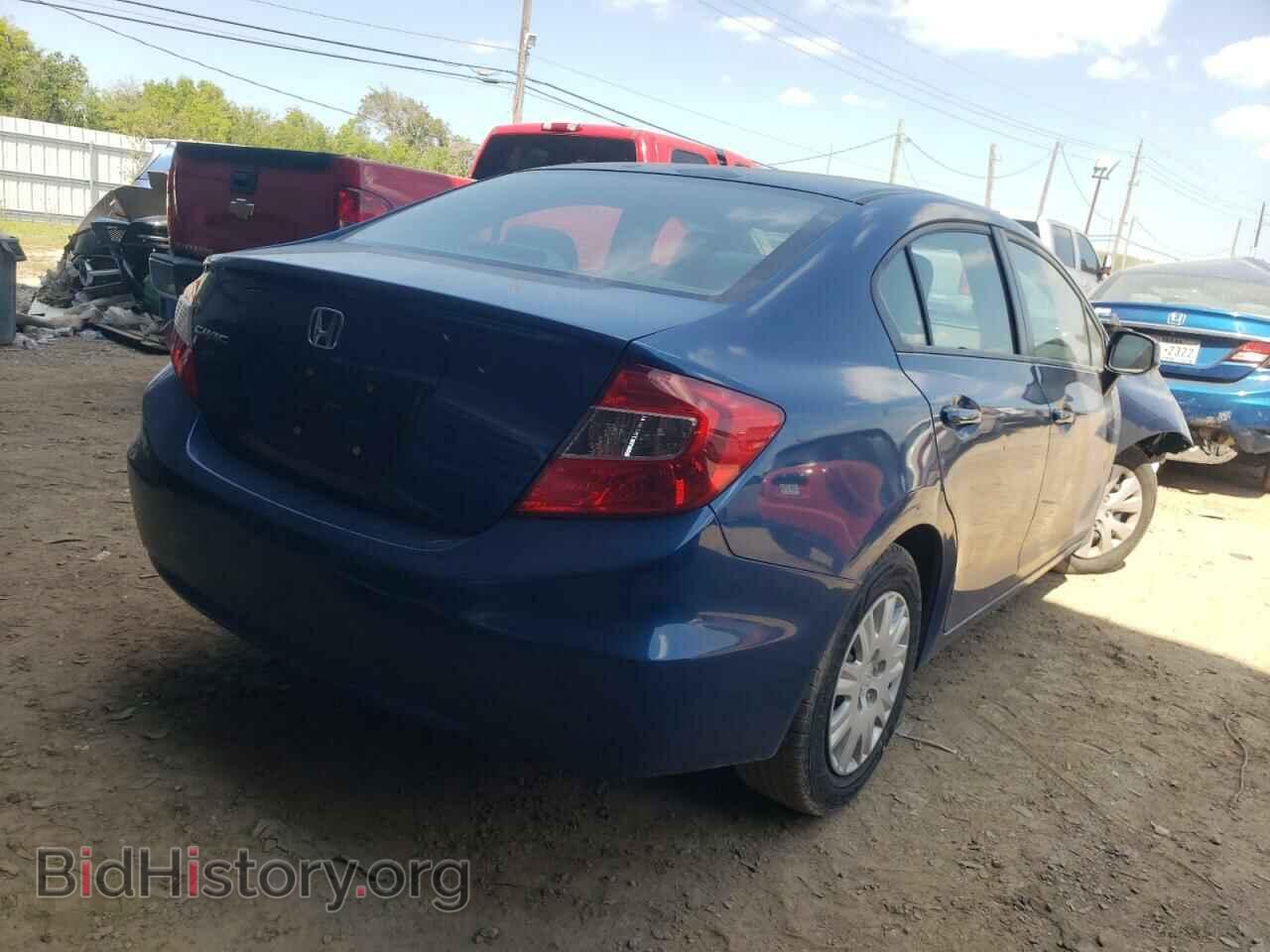 2012 HONDA CIVIC - VIN: 2HGFB2F54CH535742 - Фото 4