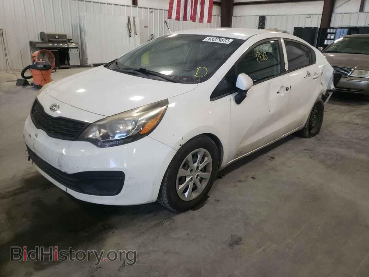 2013 KIA RIO - VIN: KNADM4A30D6294103 - Фото 2
