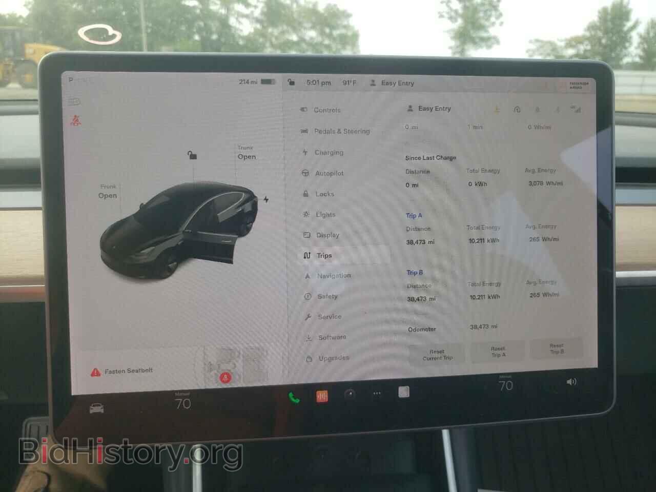 2018 TESLA MODEL 3 - VIN: 5YJ3E1EB2JF127964 - Фото 9