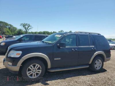 2008 Ford EXPLORER Eddie Bauer, черный — VIN 1FMEU74E98UB01689, Copart