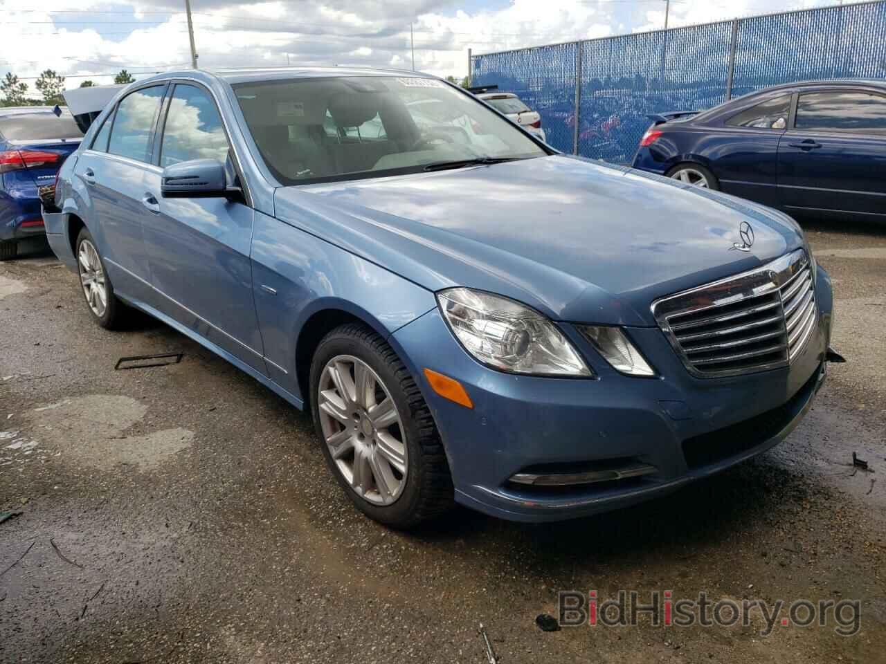 Photo WDDHF5KB9CA561489 - MERCEDES-BENZ E-CLASS 2012