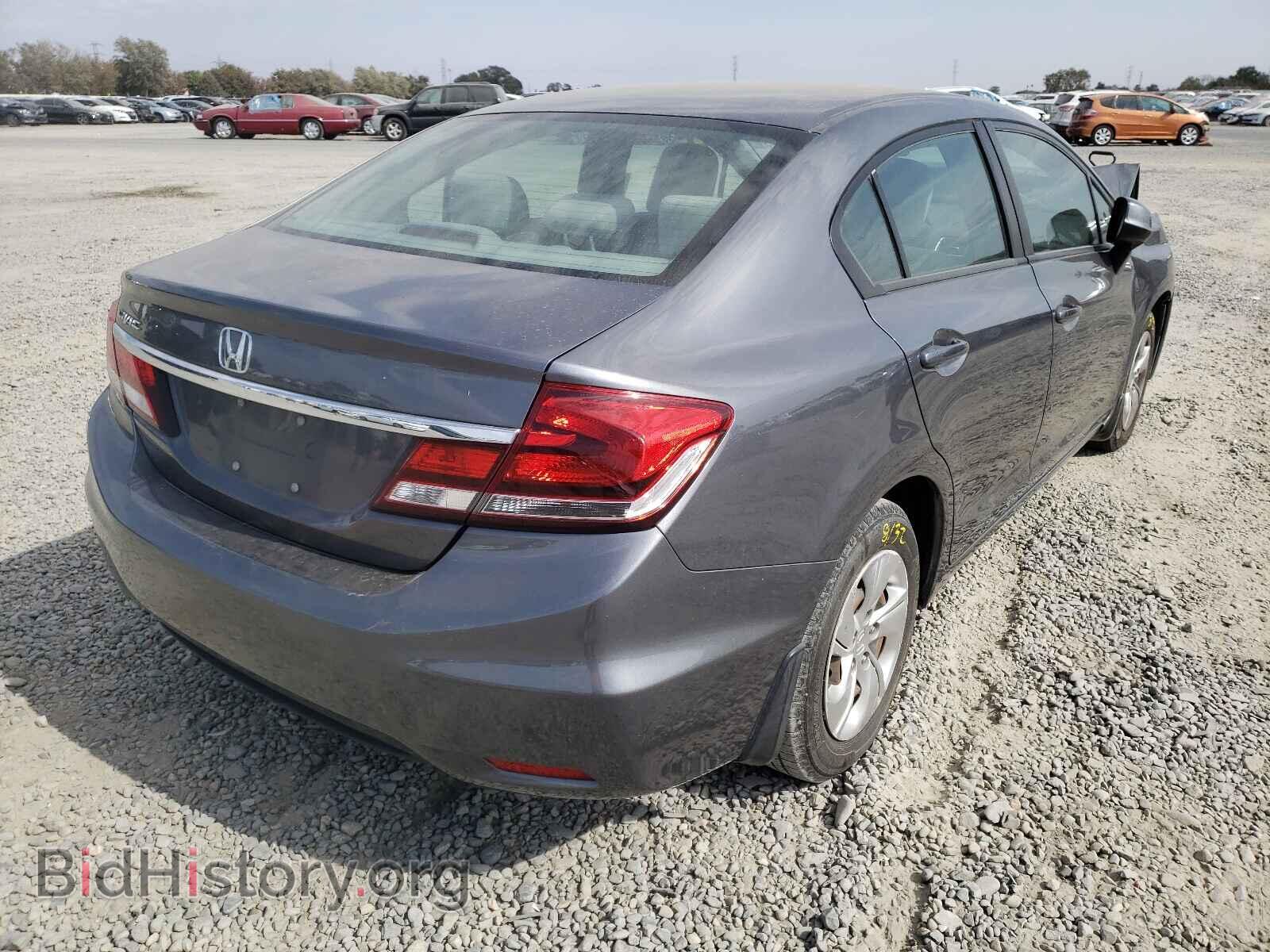 2013 HONDA CIVIC - VIN: 19XFB2F59DE252586 - Фото 4