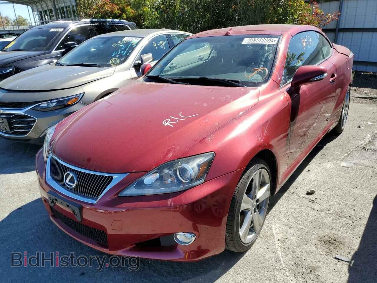 2012 LEXUS IS - VIN: JTHFF2C22C2522296 - Фото 2