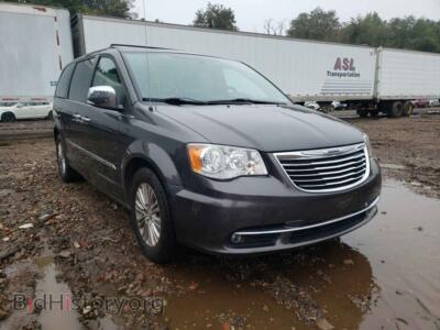 2015 Chrysler MINIVAN Town & COU, серый — VIN 2C4RC1CG4FR674471, Copart
