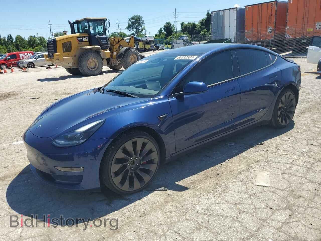 Фотография 5YJ3E1EC2NF129048 - TESLA MODEL 3 2022