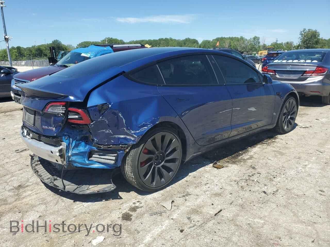 2022 TESLA MODEL 3 - VIN: 5YJ3E1EC2NF129048 - Фото 3