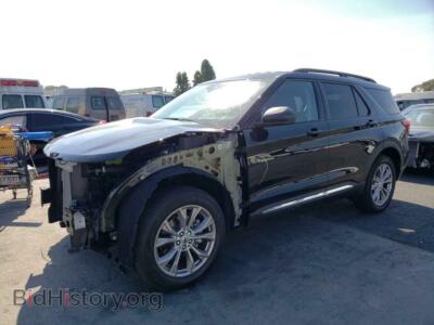 2023 Ford EXPLORER Explorer X, черный — VIN 1FMSK8DHXPGB05658, Copart