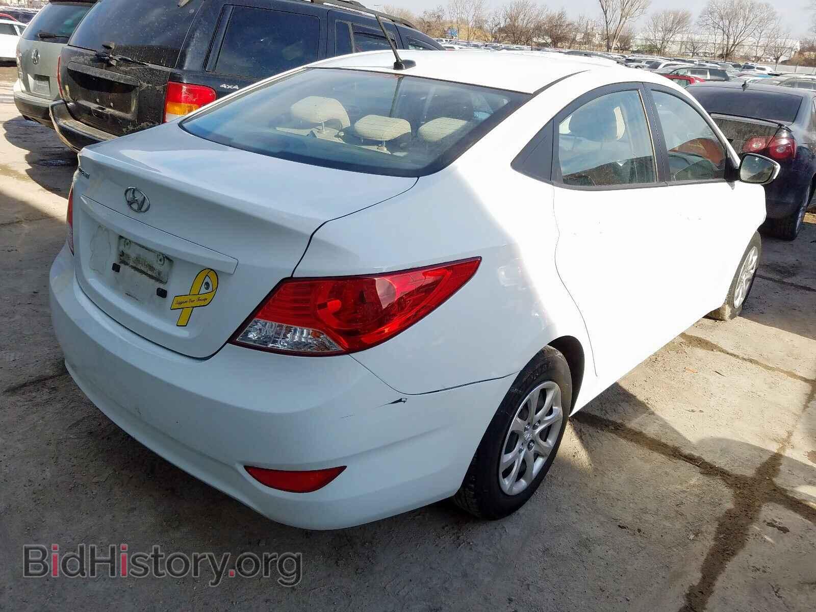 2014 HYUNDAI ACCENT - VIN: KMHCT4AE6EU710246 - Фото 4