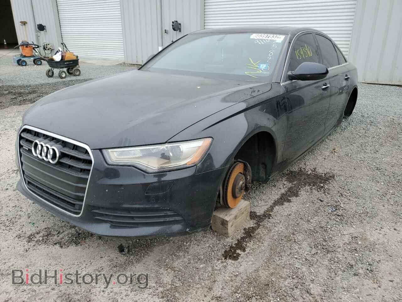 2013 AUDI A6 - VIN: WAUGFAFCXDN125825 - Фото 2