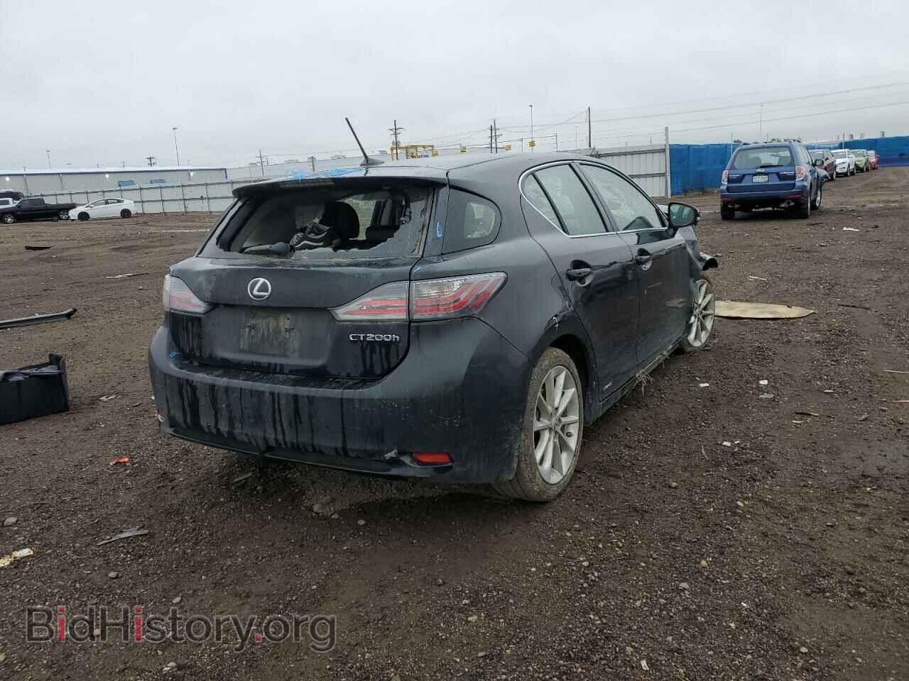 2012 LEXUS CT 200 - VIN: JTHKD5BH1C2074435 - Фото 4