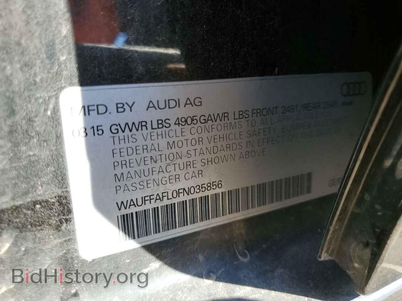 2015 AUDI A4 - VIN: WAUFFAFL0FN035856 - Фото 10