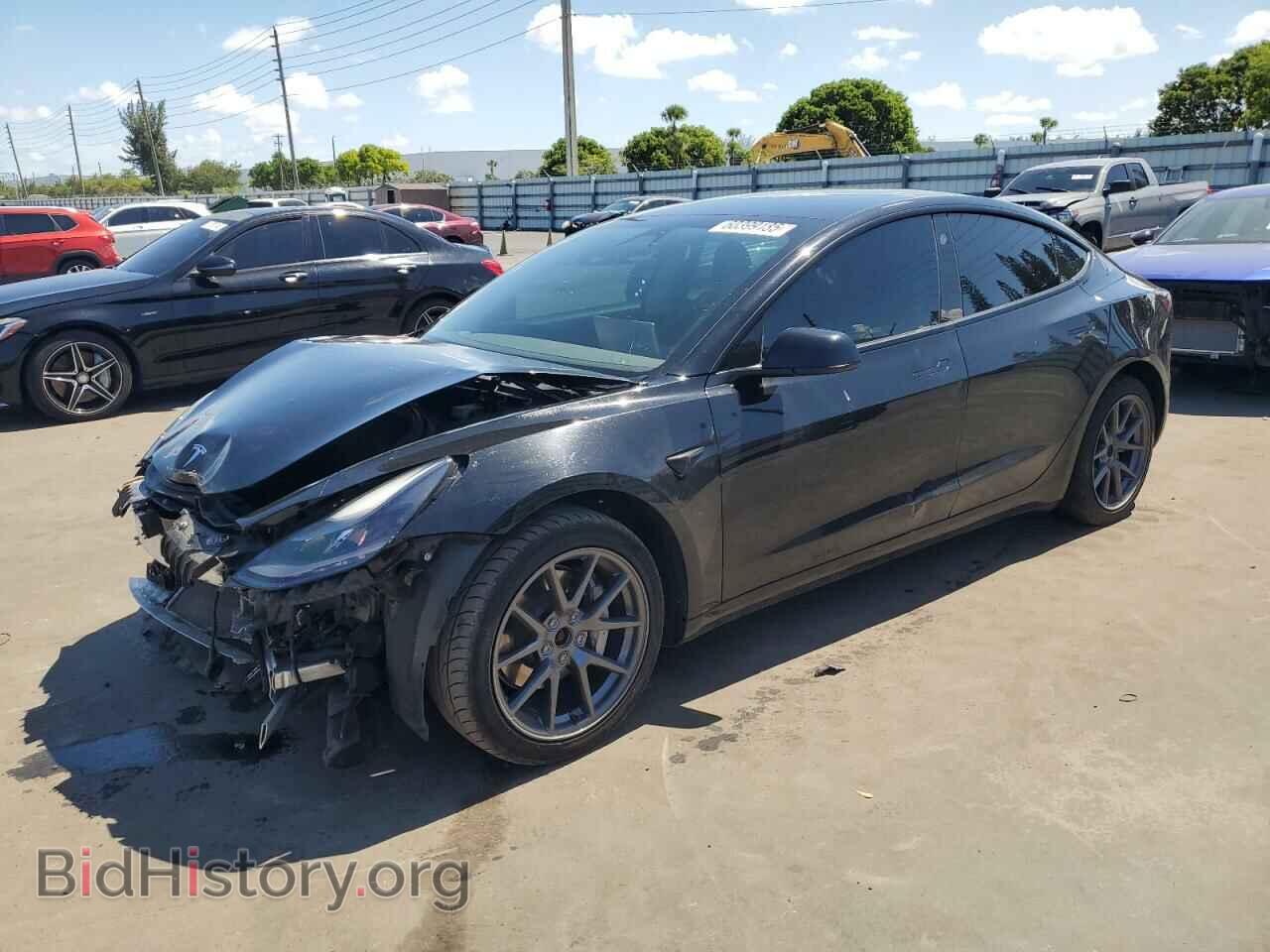 Photo 5YJ3E1EB9MF938357 - TESLA MODEL 3 2021