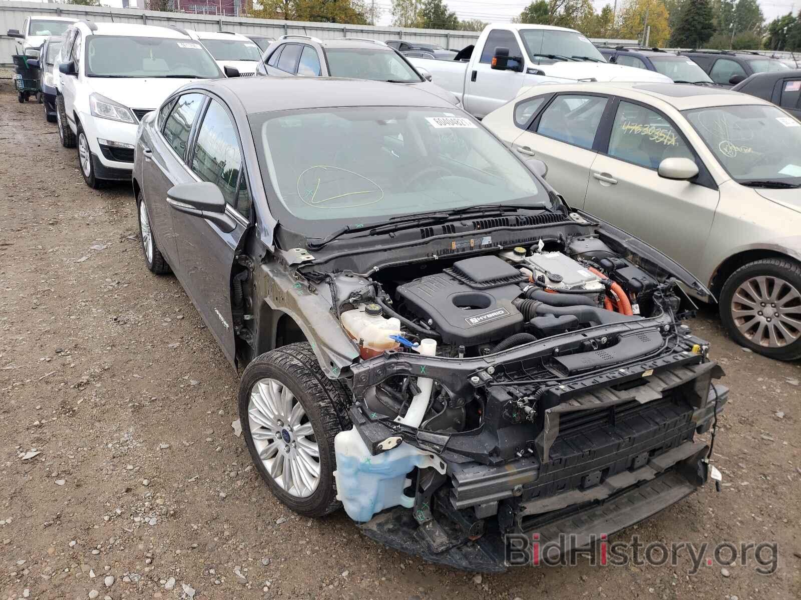 Photo 3FA6P0LU7DR379885 - FORD FUSION 2013