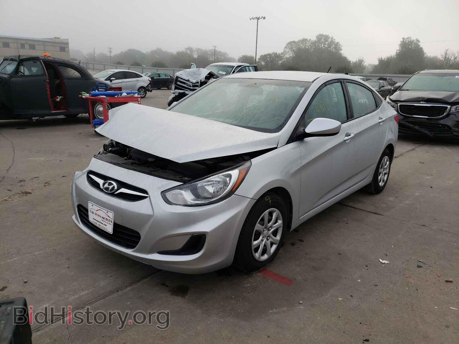 2013 HYUNDAI ACCENT - VIN: KMHCT4AE8DU450592 - Фото 2