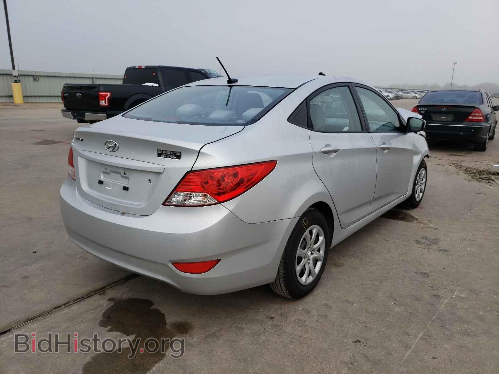 2013 HYUNDAI ACCENT - VIN: KMHCT4AE8DU450592 - Фото 4