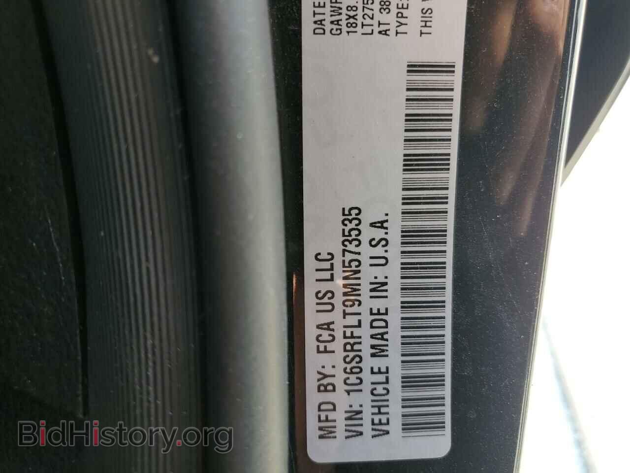 2021 RAM 1500 - VIN: 1C6SRFLT9MN573535 - Фото 9